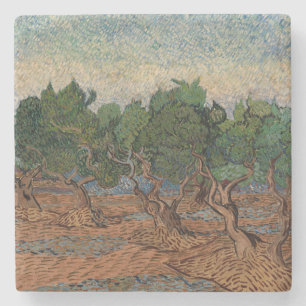 Vincent van Gogh - Olivenhain Steinuntersetzer