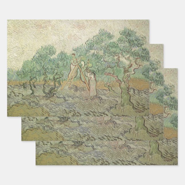 Vincent van Gogh - Ölpflücken Geschenkpapier Set (Set)