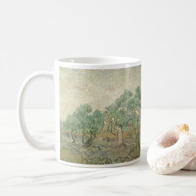 Vincent van Gogh - Ölpflücken Tasse (Mit Donut)