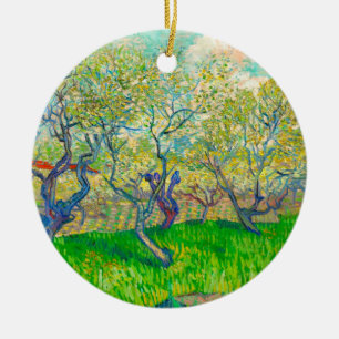 Vincent van Gogh Orchard in Blossom Keramik Ornament