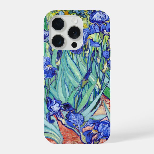 Vincent Van Gogh painting Irises iPhone Hülle (Rückseite)