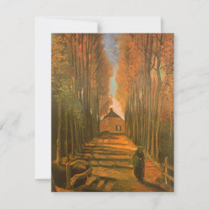 Vincent van Gogh - Pappelallee im Herbst