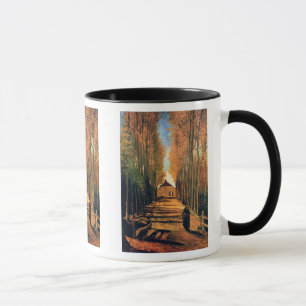 Vincent Van Gogh - Pappelallee im Herbst Tasse