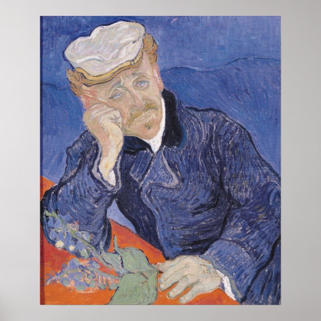 Vincent van Gogh | Paul Gachet, 1890 Poster (Vorne)