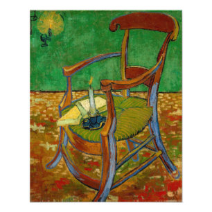 Vincent van Gogh - Paul Gauguins Sessel Fotodruck