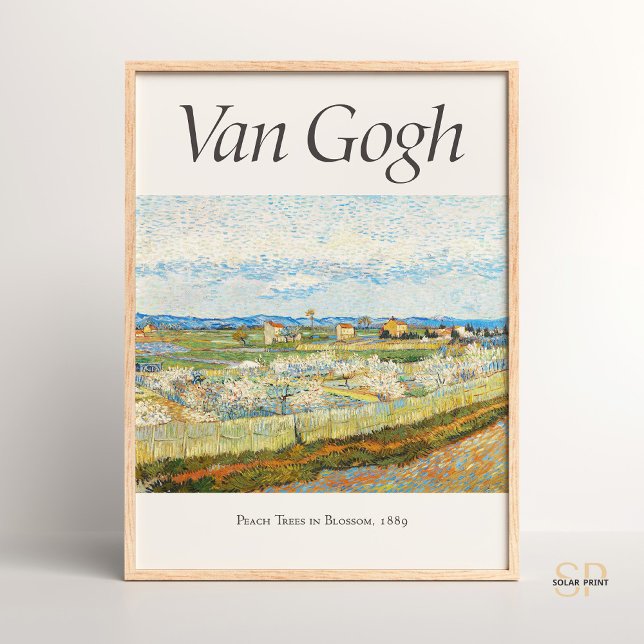Vincent van Gogh Peach Trees in Blossom Kunst Poster (Von Creator hochgeladen)