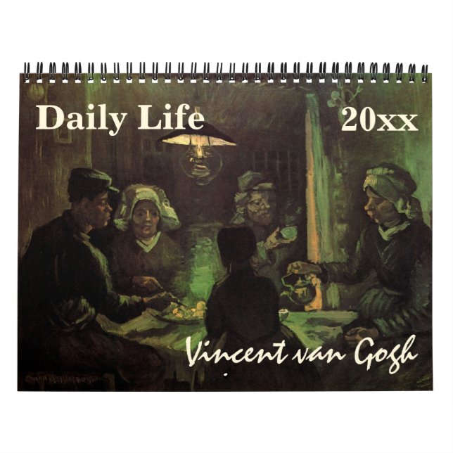 Vincent van Gogh People and Daily Life Fine Art Kalender (Titelbild)