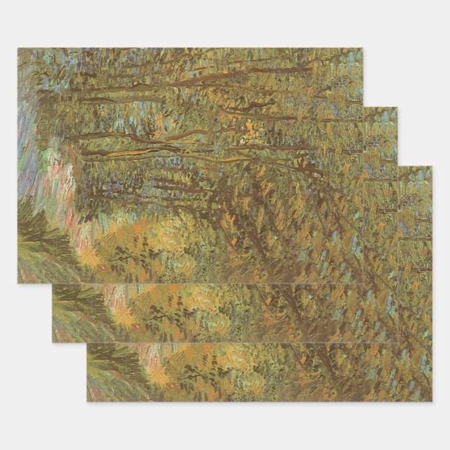 Vincent van Gogh - Pfad im Wald Geschenkpapier Set (Set)