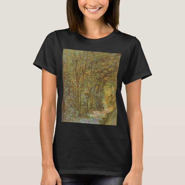 Vincent van Gogh - Pfad im Wald T-Shirt (Vorderseite)