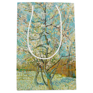 Vincent van Gogh - Pink Peach Tree in Blossom Mittlere Geschenktüte