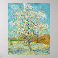 Vincent van Gogh - Pink Peach Tree in Blossom