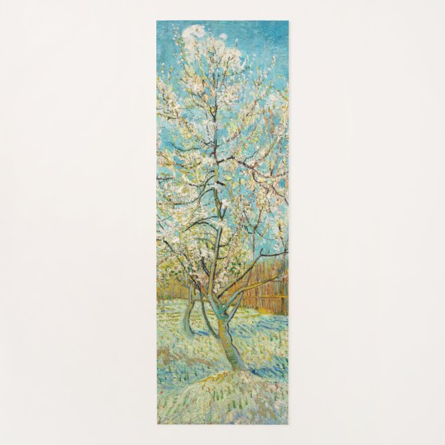 Vincent van Gogh - Pink Peach Tree in Blossom Yogamatte (Vorderseite)