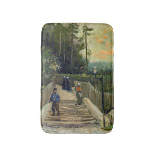 Vincent van Gogh - Piste in Montmartre Badematte