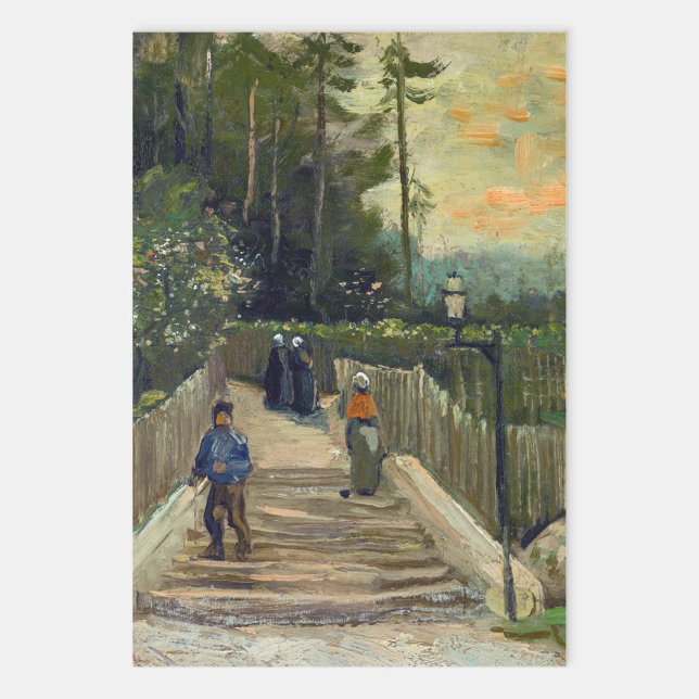 Vincent van Gogh - Piste in Montmartre Geschenkpapier Set (Von Creator hochgeladen)