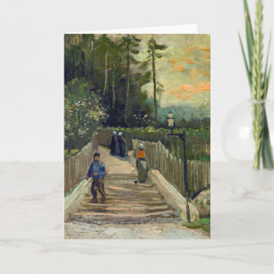 Vincent van Gogh - Piste in Montmartre Karte