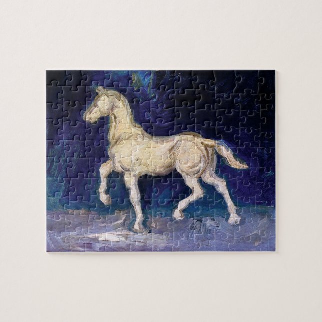 Vincent Van Gogh - Plaster Statuette eines Pferdes Puzzle (Horizontal)