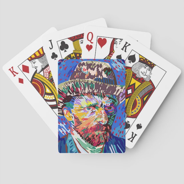Vincent van Gogh playing cards Spielkarten (Rückseite)