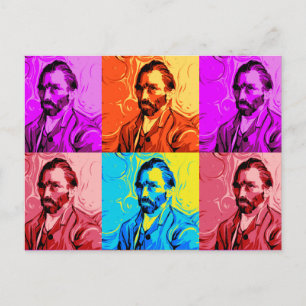 Vincent Van Gogh Pop Art Art Postkarte