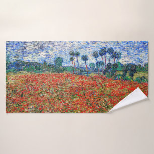 Vincent van Gogh - Poppy Field Badhandtuch Set