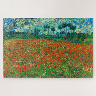 Vincent Van Gogh Poppy Field Fine Art Puzzle