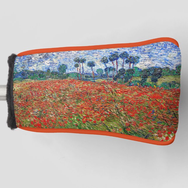 Vincent van Gogh - Poppy Field Golf Headcover (Vorderseite)