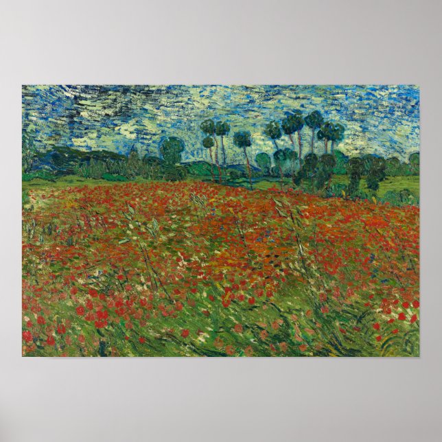 Vincent van Gogh - Poppy Field Poster (Vorne)