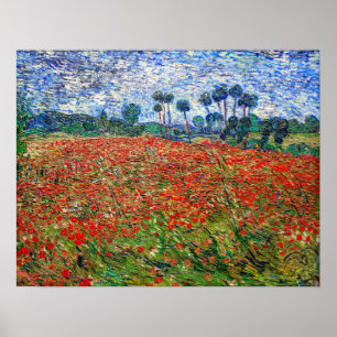 Vincent van Gogh - Poppy Field Poster