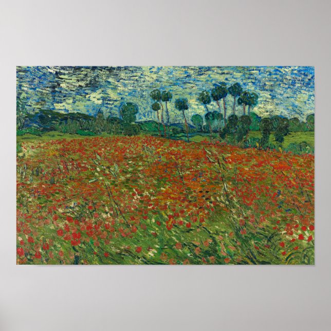 Vincent van Gogh - Poppy Field Poster (Vorne)