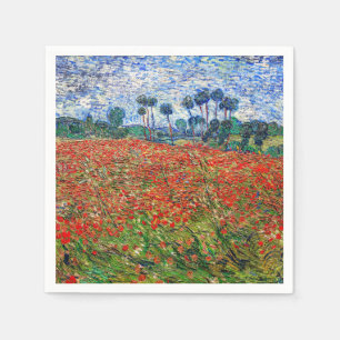 Vincent van Gogh - Poppy Field Serviette