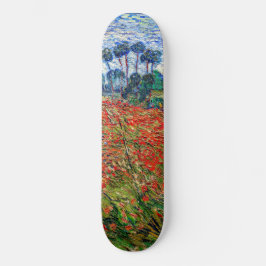 Vincent van Gogh - Poppy Field Skateboard