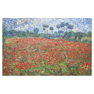 Vincent van Gogh - Poppy Field Stoff