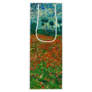 Vincent Van Gogh Poppy Field Vintag Art Geschenktüte Für Weinflaschen