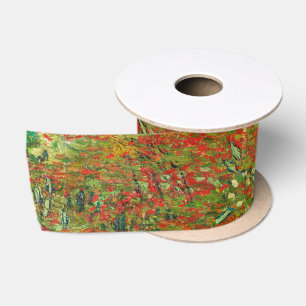 Vincent Van Gogh Poppy Field Vintag Art Satinband