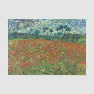 Vincent Van Gogh Poppy Field Vintag Art Seidenpapier
