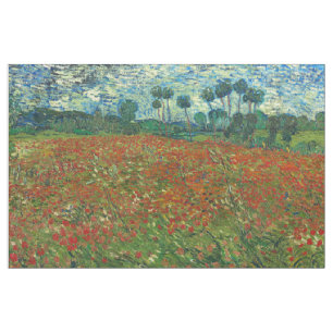 Vincent Van Gogh Poppy Field Vintag Art Stoff