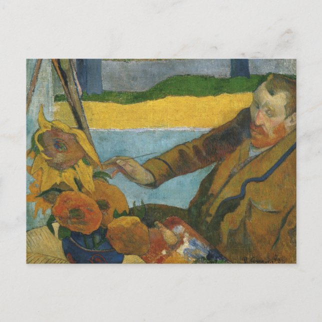 Vincent van Gogh Portrait | Paul Gauguin Postkarte (Vorderseite)