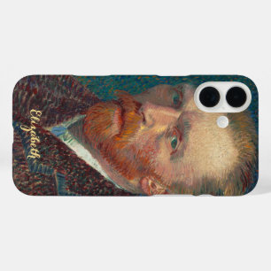 Vincent Van Gogh Portrait Vintage Kunst Monogramm iPhone 16 Plus Hülle