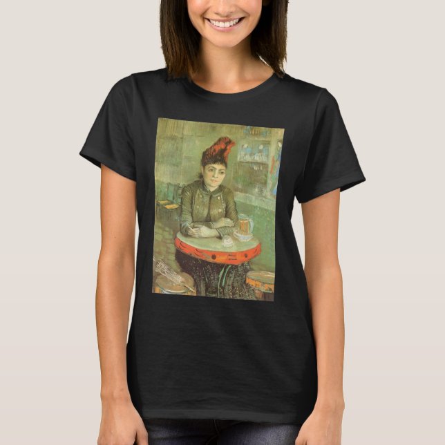 Vincent van Gogh - Portrait von Agostina Segatori T-Shirt (Vorderseite)