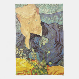 Vincent van Gogh - Portrait von Doktor Gachet Geschirrtuch