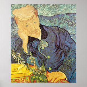Vincent van Gogh - Portrait von Doktor Gachet Poster