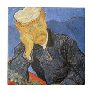 Vincent Van Gogh - Portrait von Dr. Paul Gachet Fliese