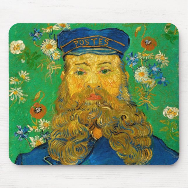 Vincent van Gogh - Portrait von Joseph Roulin Mousepad (Vorne)