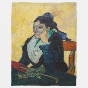 Vincent Van Gogh - Portrait von Madame Ginoux Fleecedecke