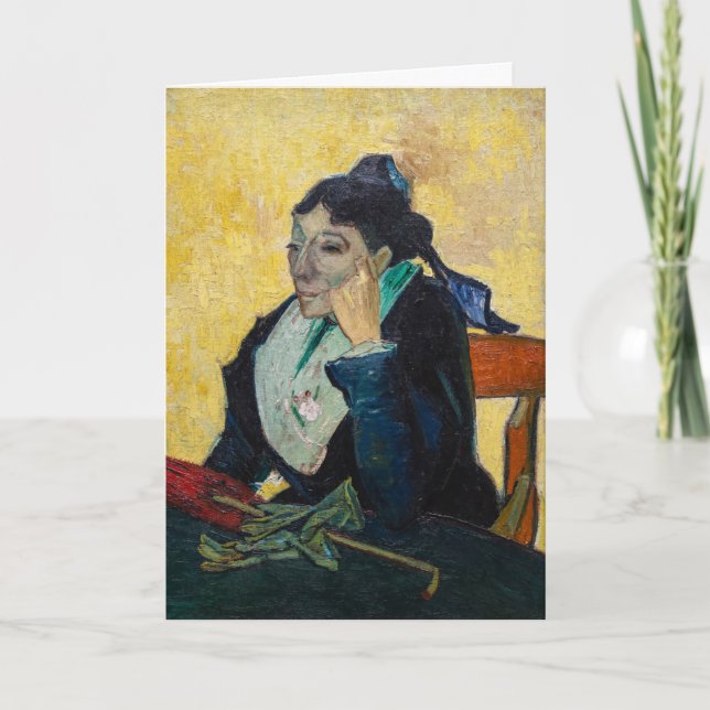 Vincent Van Gogh - Portrait von Madame Ginoux Karte (Vorderseite)