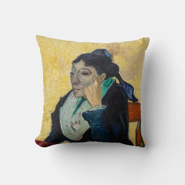 Vincent Van Gogh - Portrait von Madame Ginoux Kissen (Vorderseite)