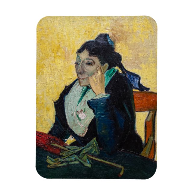 Vincent Van Gogh - Portrait von Madame Ginoux Magnet (Vertikal)