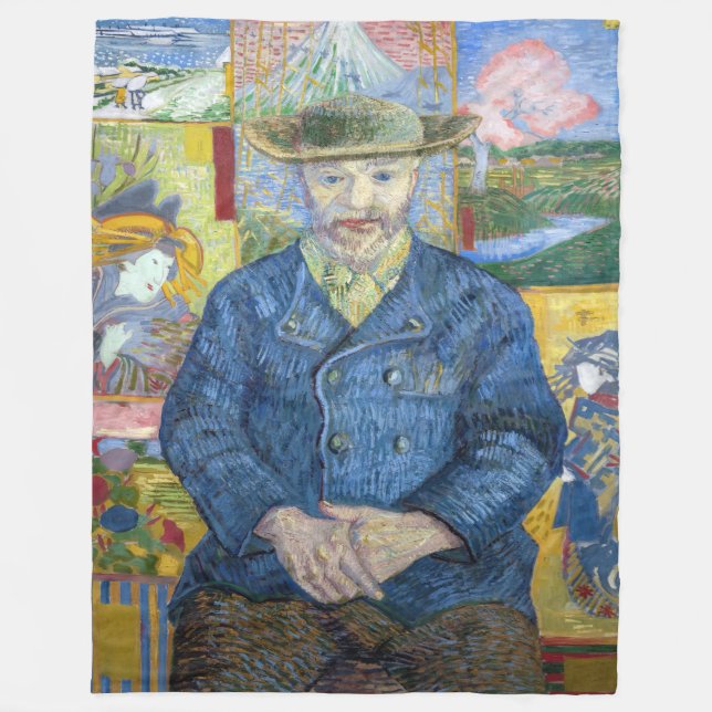 Vincent van Gogh - Portrait von Pere Tanguy Fleecedecke (Vorderseite)