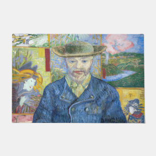 Vincent van Gogh - Portrait von Pere Tanguy Fußmatte
