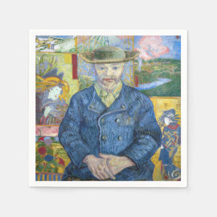 Vincent van Gogh - Portrait von Pere Tanguy Serviette