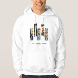 Vincent Van Gogh-Porträt und Zitat Hoodie